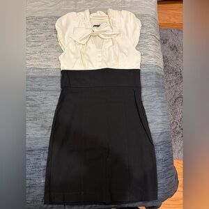 RAMPAGE Cream Ruched Dress